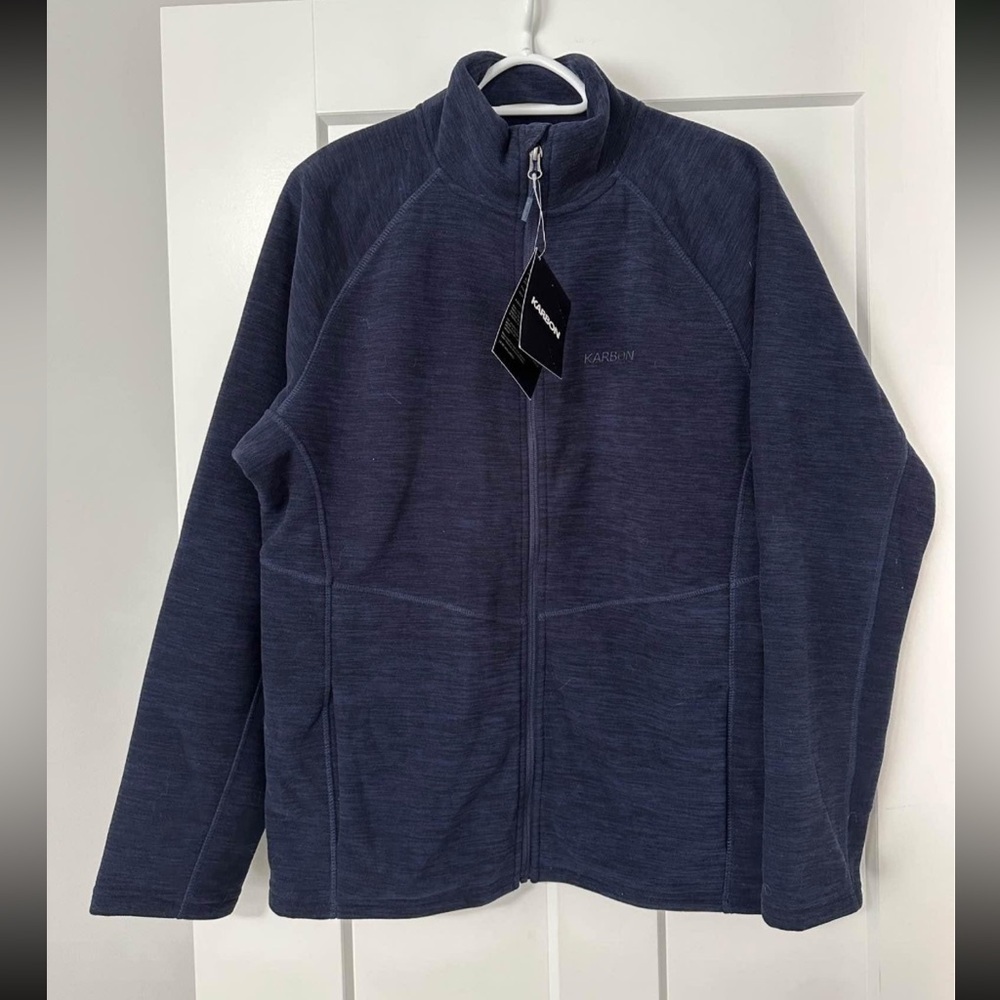 Men's size Medium Karbon full zip fleece